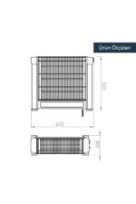 KUMTEL Çift Taraflı Isıtıcı 1800 W Ks-2740 - Görsel 5