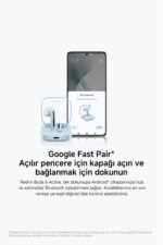 Xiaomi Redmi Buds 6 Active - Beyaz Kulakiçi Kulaklık TWS (Xiaomi Türkiye Garantili) - Görsel 14