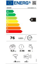 Hoover H3W 292DE/1-17 9 kg NFC Bağlantılı 1200 Devir Çamaşır Makinesi - Görsel 5