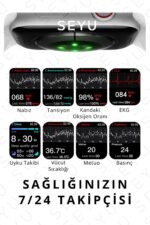 SEYUWATCH Watch 9 Pro Akıllı Saat Iphone Uyumlu Ve Android Tüm Telefonlara Uyumlu Smartwatch - Görsel 6